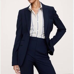 Kasper Midnight Blue Blazer Jacket Size 10P